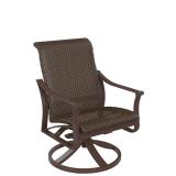 patio woven swivel rocker