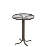 acrylic patio round bar table