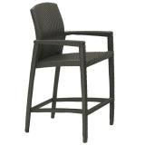 outdoor stationary bar stool woven