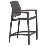 patio stationary bar stool with pad