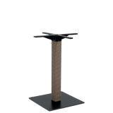 outdoor woven pedestal bar table base