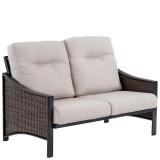 patio woven love seat