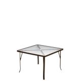 patio square acrylic dining table