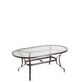 patio oval glass dining table