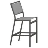 patio sling armless bar stool