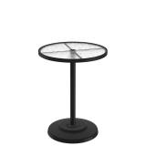 acrylic pedestal patio bar table