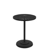 aluminum pedestal round bar table