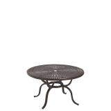 round patio chat umbrella table