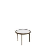 round outdoor acrylic tea table