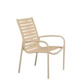 ribbon segment patio dining chair