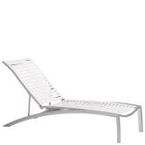 patio ribbon segment armless chaise lounge